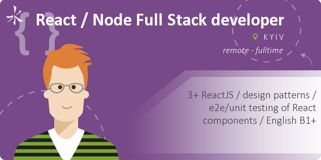 React / Node Full Stack developer